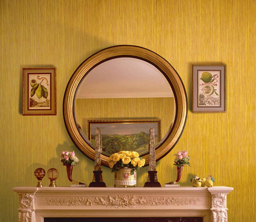 Обои в интерьере артикул Папирус Дебюсси, Gold, Cosca Обои в интерьере артикул Папирус Дебюсси, Gold, Cosca